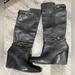 Coach Shoes | Coach Wedge Boots Size 8.5 | Color: Black | Size: 8.5