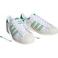 Sneaker ADIDAS ORIGINALS "SUPERSTAR" Gr. 42, grün (weiß, grün) Schuhe Skaterschuh Sneaker low