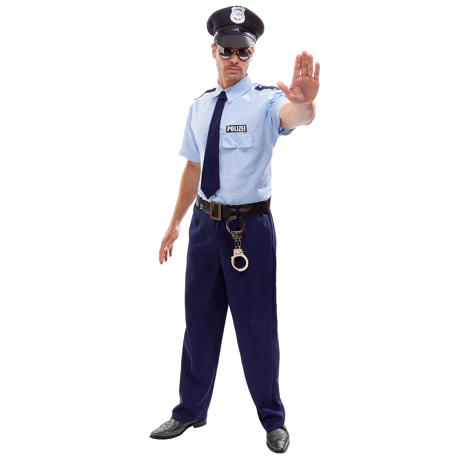 Polizist-Kostüm Mike für Herren Image