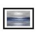 Beachcrest Home™ 'Silver Seascape II' by Michelle Matthews - Graphic Art on Canvas, Cotton in Blue/Gray | 16 H x 24 W in | Wayfair