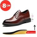 Chaussures élévatrices pour hommes chaussures formelles chaussures oxfords chaussures trempées