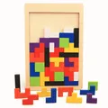 Tangram en bois coloré pour enfants puzzle d'apprentissage jeux de société éducatifs jouets