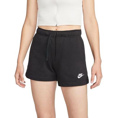 Nike Damen Sportswear Club Fleece Mid-Rise Shorts schwarz