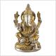 Ganesha Statue Messing Kupfer oder Silber 12cm 860g