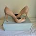 Jessica Simpson Shoes | Jessica Simpson Nude Patent Calie 4 Inch Stilettos Excellent Condition | Color: Cream/Tan | Size: 8.5