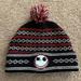 Disney Accessories | Jack Skellington Beanie Hat The Nightmare Before Christmas Winter Pom Pom | Color: Black/Red | Size: Os