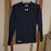 Under Armour Shirts & Tops | Boys Under Armour Heatgear Long Sleeve Compression Top - Size Medium | Color: Blue | Size: Mb