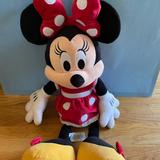 Disney Toys | Euc Disney Store Red Minnie Mouse Large Plush | Color: Red | Size: Os