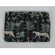 INDOCRAFTS Indian kantha Quilts Handmade Black Colour Jungle Print Bedspread Blanket Throw Cotton King Size Gudari Black Colour