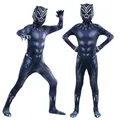 Smile Hero Black Panther Costume pour enfants et adultes Anime Jumpsuits Costumes de batterie fur