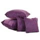 New Soft Luxury Crushed Chenille Purple Plum Fabric Designer Cushion Covers - 4 sizes Available - British Handmade - Cushion Cover Only