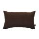 Quality New Soft Natural Linen Effect Chenille Brown Modern Plain Fabric Cushion - 4 sizes Available - Includes Filling Pad