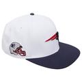 Men's Pro Standard White/Navy New England Patriots 2Tone Snapback Hat