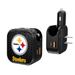 Pittsburgh Steelers Dual Port USB Car & Home Charger
