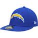 Men's New Era Royal Los Angeles Chargers Logo Omaha Low Profile 59FIFTY Fitted Hat