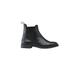 Extra Wide Width Women's Leather Chelsea Boots by ellos in Black (Size 8 WW)