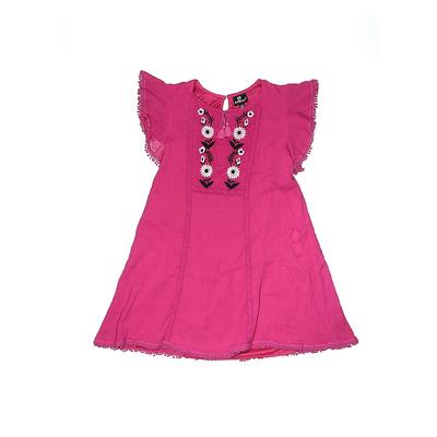 Dollhouse Dress - A-Line: Pink Solid Skirts & Dresses - Kids Girl's Size 10