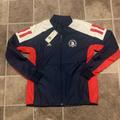 Adidas Jackets & Coats | Adidas Running Boston Marathon 2020 Windbreaker Full Zip Jacket Nwt Fq7759 | Color: Blue/Red | Size: S