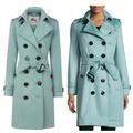 Burberry Jackets & Coats | Burberry Kensington Cashmere Trench Coat | Color: Blue/Green | Size: 2