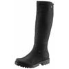 Winterstiefel RIEKER, Damen, Gr. 43, Normalschaft, schwarz, Lederimitat, unifarben, klassisch, Schuhe, Langschaftstiefel, Winterstiefel im klassischen Look, TEX-Membran