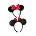 Disney Accessories | Mickey Mouse Headband | Color: Black/Red | Size: Os