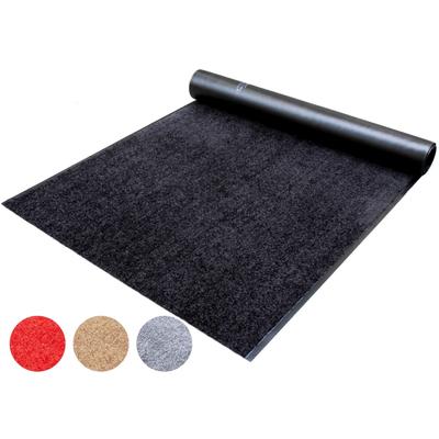 Läufer "Schmutzfangläufer CLEAN, Made in Belgium", schwarz, B:120cm H:9mm L:850cm, Polyamid, PRIMAFLOR-IDEEN IN TEXTIL, Teppiche, Schmutzfangläufer, Schmutzfangmatte, Uni Farben, strapazierfähig, rutschhemmend, waschbar Image