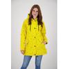 Regenjacke DEPROC ACTIVE "Friesennerz HALIFAX UMBRELLA", Damen, Gr. 40 (M), gelb, Obermaterial: 100% Polyurethan; Futter: 100% Polyester, casual, figurumspielend, Langarm gerader Abschluss mit Druckknopf, Jacken, auch in Großen Größen erhältlich