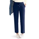 Appleseeds Women's Dennisport Easy-Fit Ankle Chinos - Blue - 16P - Petite