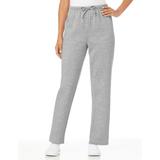 Blair Better-Than-Basic Drawstring-Waist Fleece Pants - Grey - MPS - Petite Short