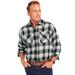 Blair Men's John Blair Classic Flannel Shirt - Blue - XL