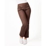 Blair DenimEase™ Flat-Waist Bootcut Jeans - Brown - 14 - Misses
