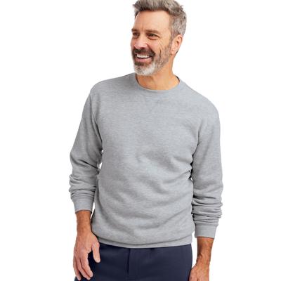 Blair Men's John Blair Supreme Fleece Long-Sleeve Sweatshirt - Grey - 3XL