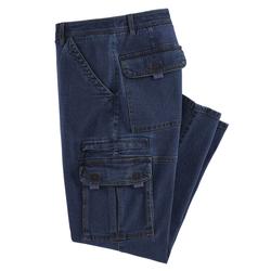 Blair Men's JohnBlairFlex Relaxed-Fit 7-Pocket Cargo Pants - Denim - 32