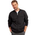 Blair Men's John Blair Supreme Fleece Baseball Jacket - Black - 4XL