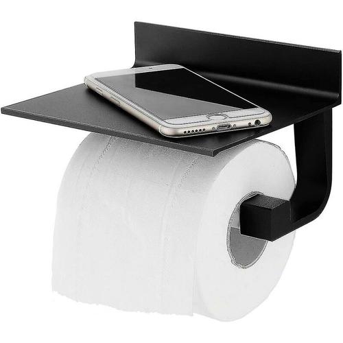 Thsinde - Toilettenpapierhalter ohne Bohren mit Regal Toilettenpapierhalter