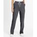 Blair Women's Pull-On Knit Drawstring Sport Pants - Grey - PS - Petite