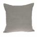 20" x 7" x 20" Transitional Gray Solid Pillow Cover With Poly Insert