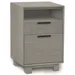 Copeland Furniture Linear Office Storage Narrow File with Cubby - 4-LIN-26-77