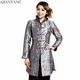 Veste en Satin brodée pour femme manteau gris style chinois traditionnel taille S M L XL XXL XXXL