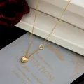 XIYANIKE – collier en acier inoxydable 316L pour femmes pendentif de couleur or de haute qualité