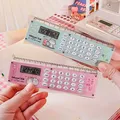 Règle d'ordinateur à bande pliante calculatrice créative personnalisée coréenne mignonne adaptée