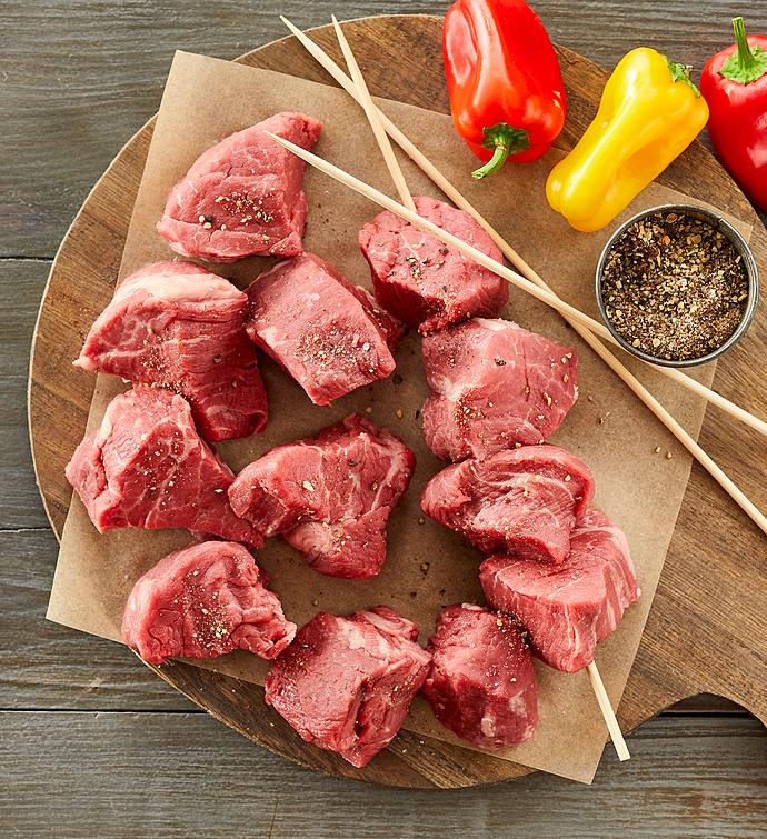 Beef Tenderloin Brochettes, Entrees, Tea by Harry & David