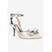 Wide Width Women's Shanaya Pump by J. Renee in Silver (Size 11 W)