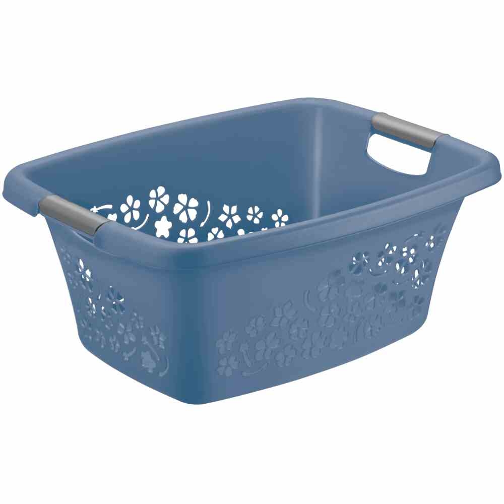 ROTHO Wäschekorb "Flowers" 25 l horizon blue 1756506161 Image