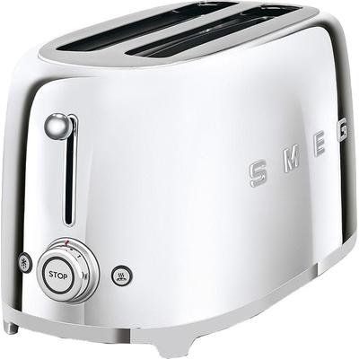 SMEG Toaster "TSF02SSEU" silberfarben (edelstahl hochglanz poliert) 2-Scheiben-Toaster