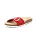 Kickers Damen Kick Eyra Flipflop, Rot, 37 EU