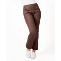 Blair DenimEase™ Flat-Waist Bootcut Jeans - Brown - 12 - Misses