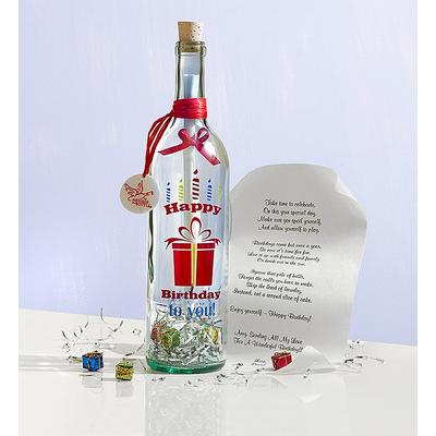 1-800-Flowers Everyday Gift Delivery Personalized Message In A Bottle Happy Birthday