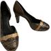 Anthropologie Shoes | Miss Allbright Platform Heels From Anthropology Never Used | Color: Brown/Gold | Size: 8.5