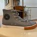 Converse Shoes | Converse Grey Allstars Leather Sneakers | Color: Gray | Size: 7